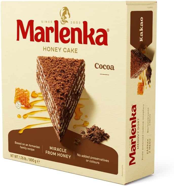 Marlenka Cocoa Honey Cake 800 g