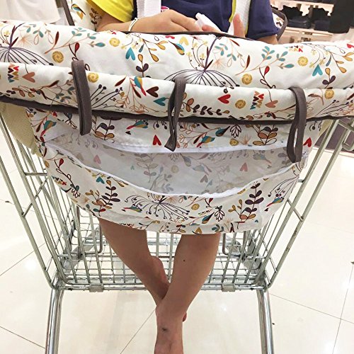 Kakiblin Portable Shopping Trolley Cover For Baby Toddler, 2 In 1 Highchair Cover Universal Size Machine Washable #TOP3