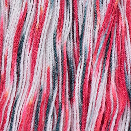 Image of M.G ENTERPRISE Os wal Red Berry 2 (400 gm) Wool Hank Hand Knitting Wool /Art Craft Soft Fingering Crochet Hook Yarn, Needle Knitting Yarn Thread dye H