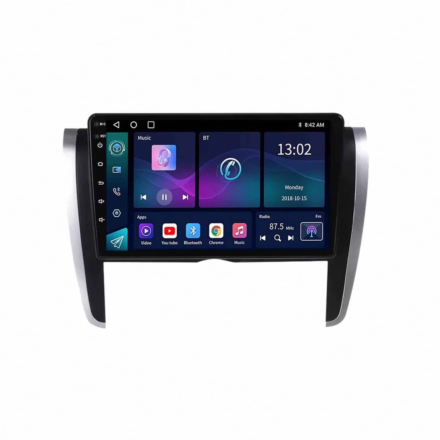 Radio Coche 2 DIN soluciona conectividad en Toyota Avalon con Android Auto inalámbrico 8