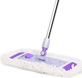 Zestaw mopa i wiadra, płaskie chusteczki podłogowe mop do usuwania brudu z teleskopowym uchwytem, wielokrotnego użytku na sucho mokry uniwersalny mop podłogowy płytki podłoga