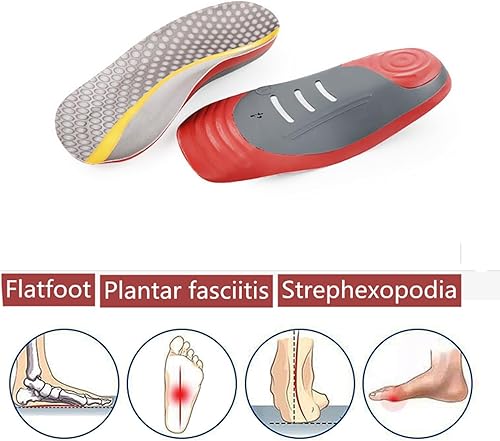 Miniatura 3 de Plantillas ortopédicas de 34 de longitud para alivio de fascitis plantar, pies planos, alivio inmediato del dolor durante todo el día, espalda baja,