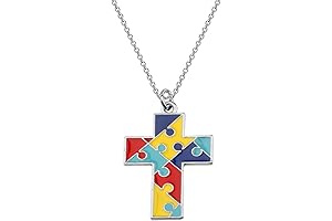 CENWA Autism Cross Necklace: A Symbol of Hope and Understanding
