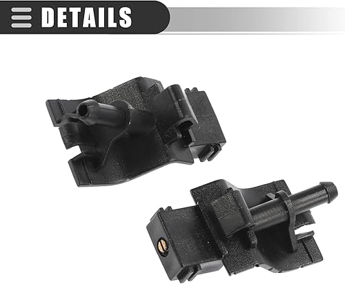 Miniatura 5 de Motoforti Boquilla de lavado de parabrisas delantero de automóvil, Jet Spray de un solo agujero, para Toyota Corolla 2008-2014, plástico, goma,