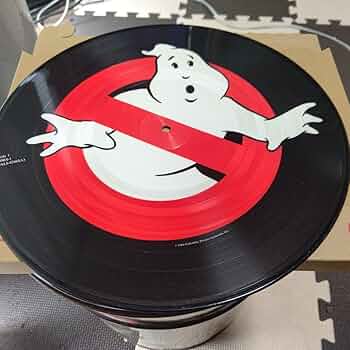 【ピクチャーレコード・ハンドメイド掛け時計】ゴーストバスターズ限定盤(1984) ピクチャーレコード・ハンドメイド掛け時計】ゴーストバスターズ