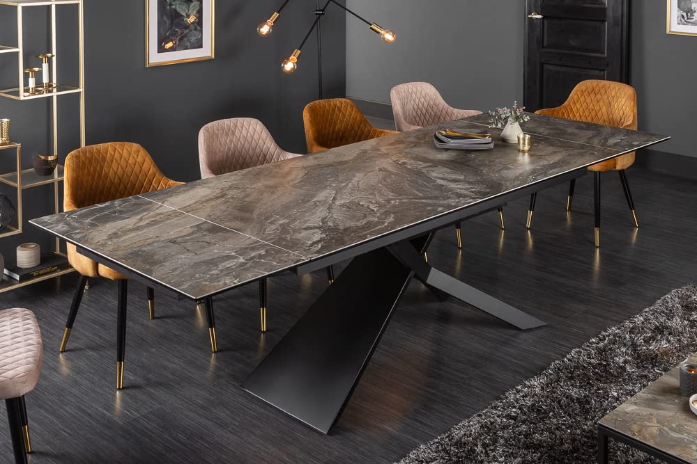 invicta INTERIOR Esstisch Euphoria 260cm - schwarz grau - Keramik