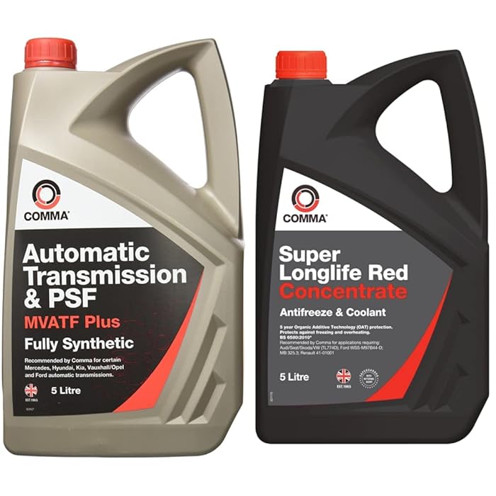 Buy Comma MVATF5L 5L Auto Trans and Power Steering Fluid & SLA5L Super