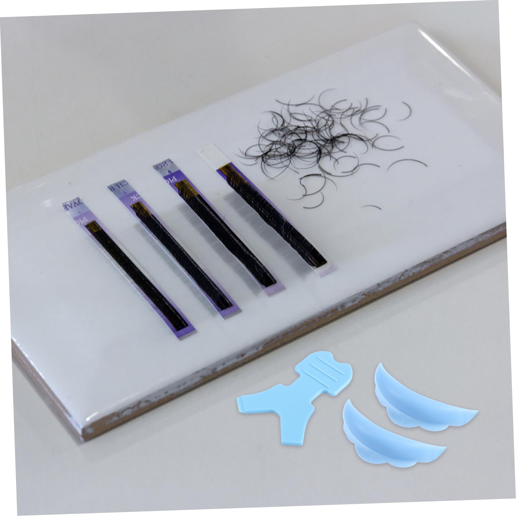 FRCOLOR 30paare Wimpern Perming Pads Mit Y-förmigen Bürsten Für Augenformen Geeignet Langlebig Für Wimpernverlängerung Und Lifting Sorgt Für Gleichmäßige Und Natürliche Wimpern