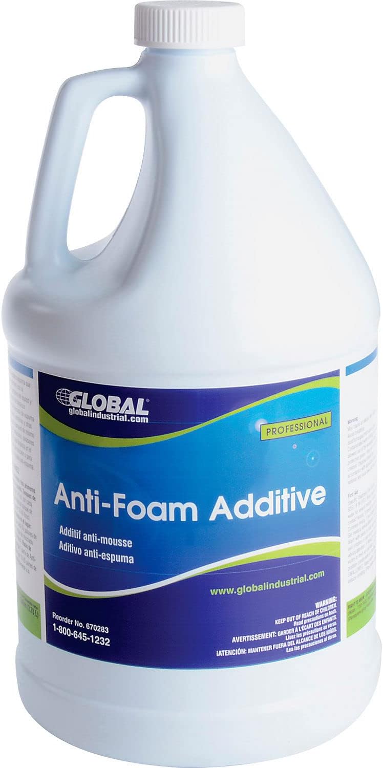 Global Industrial Anti-Foam Additive, 1 Gallon Bottle, 4/Case