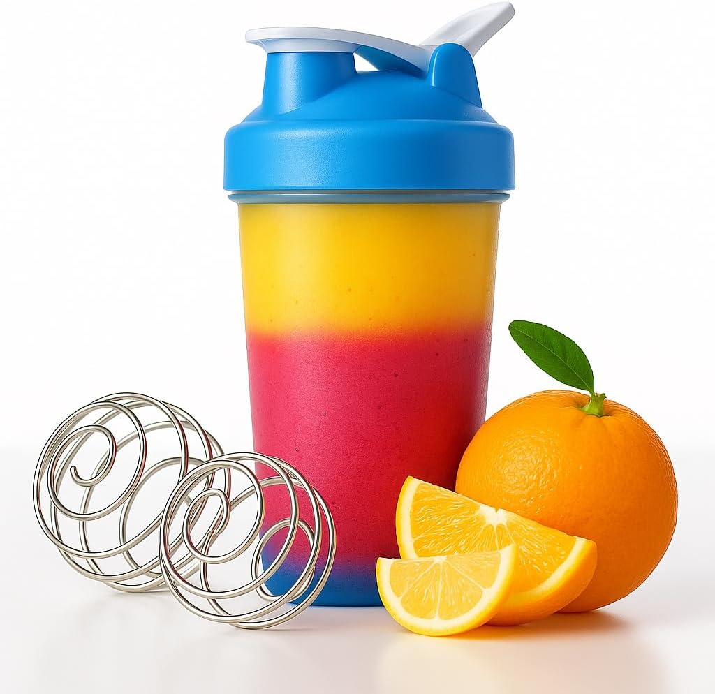 2 Pack Smoothie Shaker Mixer Balls – Stainless Steel 5cm Wire Whisk Balls for Smooth Protein Shakes, Smoothies and Supplements, Food Grade 304 Mixing Balls for Shaker Bottles, Gym, Home, On-the-Go Use