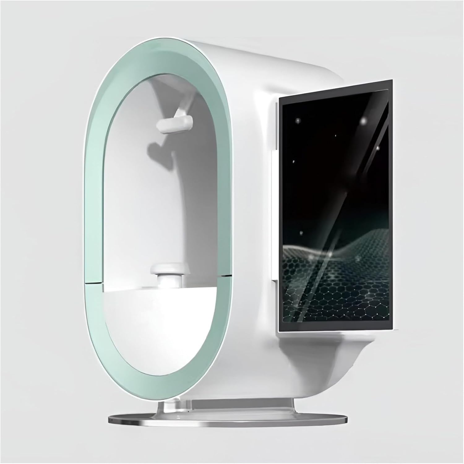 Ai Skin Analyzer Machine, 13.3 Inch 3d Digital Skin Analyzer Detector, High-Resolution Facial Detection Machine, 40million Pixels, With 12 Spectra, 30 Indicators Data Analysis, Multilingual Support,B