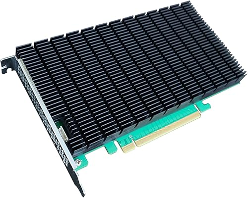 Vista 49 de HighPoint Controlador RAID NVMe de arranque M.2 SSD7105 PCIe Gen3 de 4 puertos para sistemas Windows y Linux.