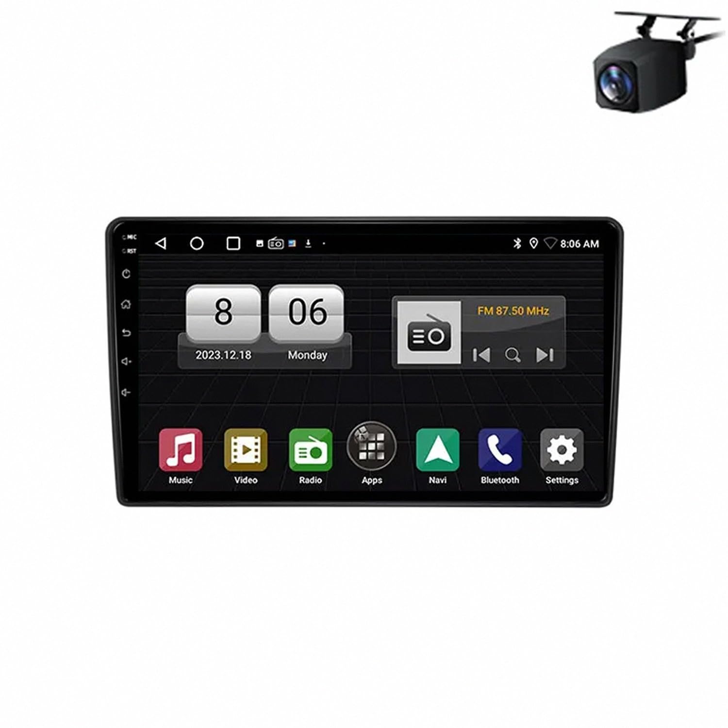 Radio Coche 2 DIN para Honda Elysion 2004-2015 Bluetooth con Mirror Link USB Android Auto 8