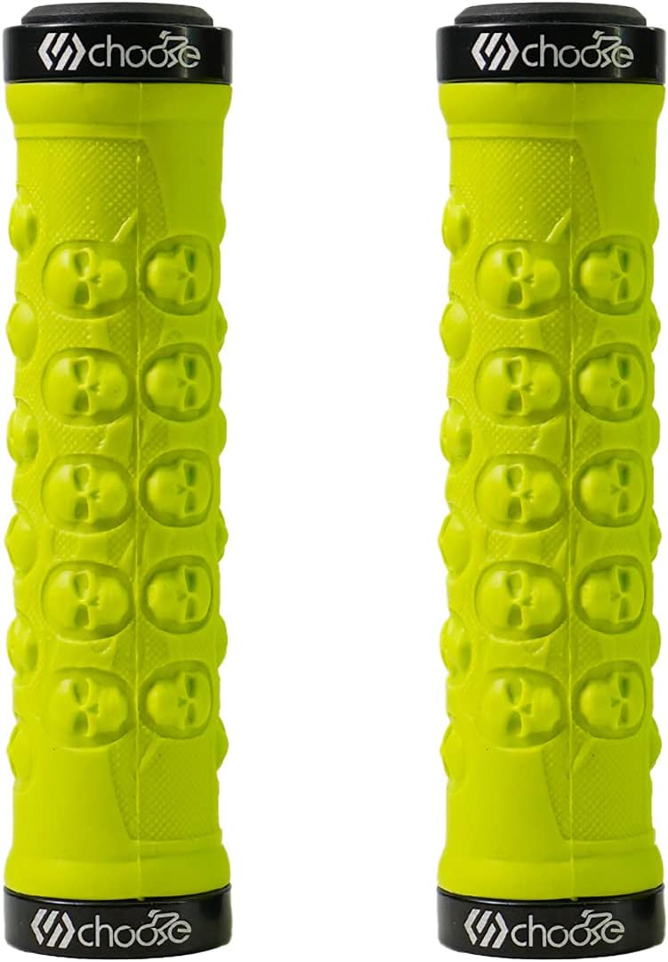 Chooee Bicycle Grips,Lock on Mountain Bike Grips for MTB Bike Handlebar Grips For BMX Green