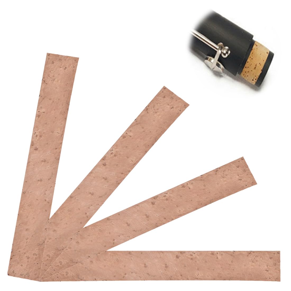 4 Pcs Tampons de Clarinette en Liège Kit de Réparation pour Entretien des Instruments à Vent