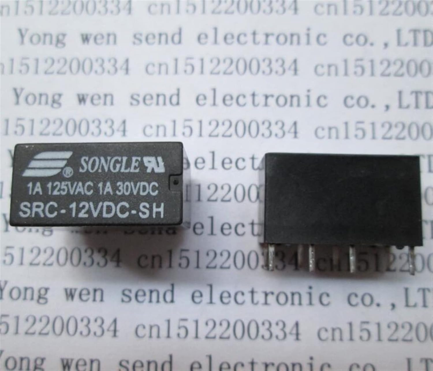 5PCS Relays SRC-05VDC-SH SRC-12VDC-SH SRC-24VDC-SH 8PIN 1A 125VAC 5V 12V 24V Power Relay(SRC-12VDC-SH 12V)