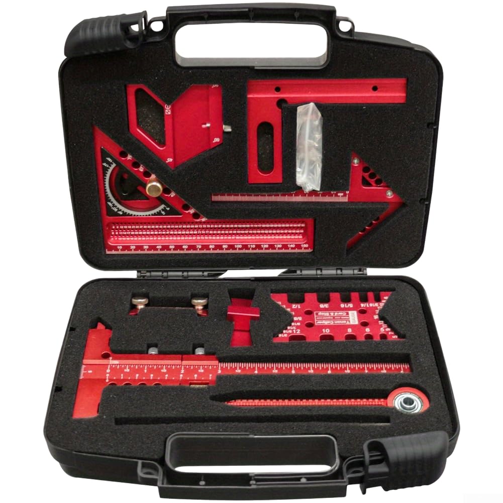 Juego Calibradores para madera 10uds Aluminio Juego Calibradores(9-piece Set)