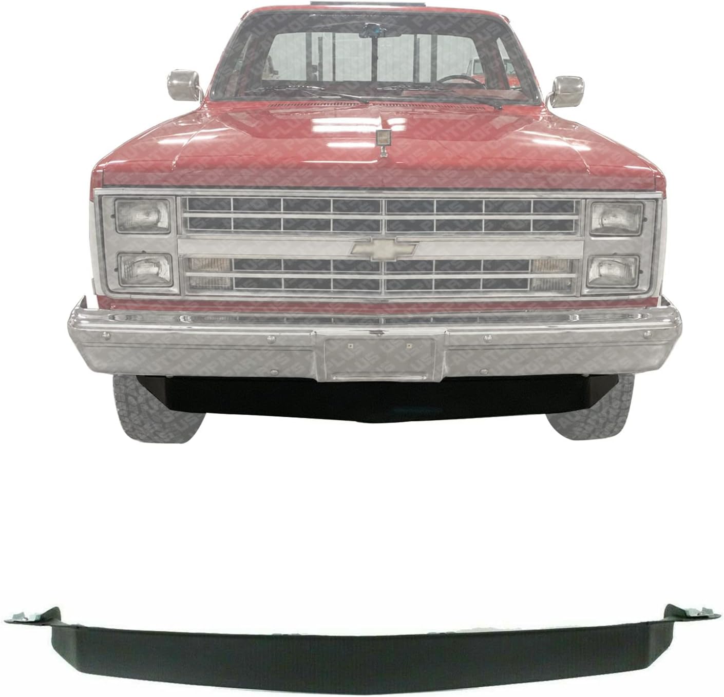 New Front Bumper Lower Valance Air Deflector Primed Direct Replacement For Chevrolet & GMC C/K Series 4wd 1981-1986 15569086 GM1092123