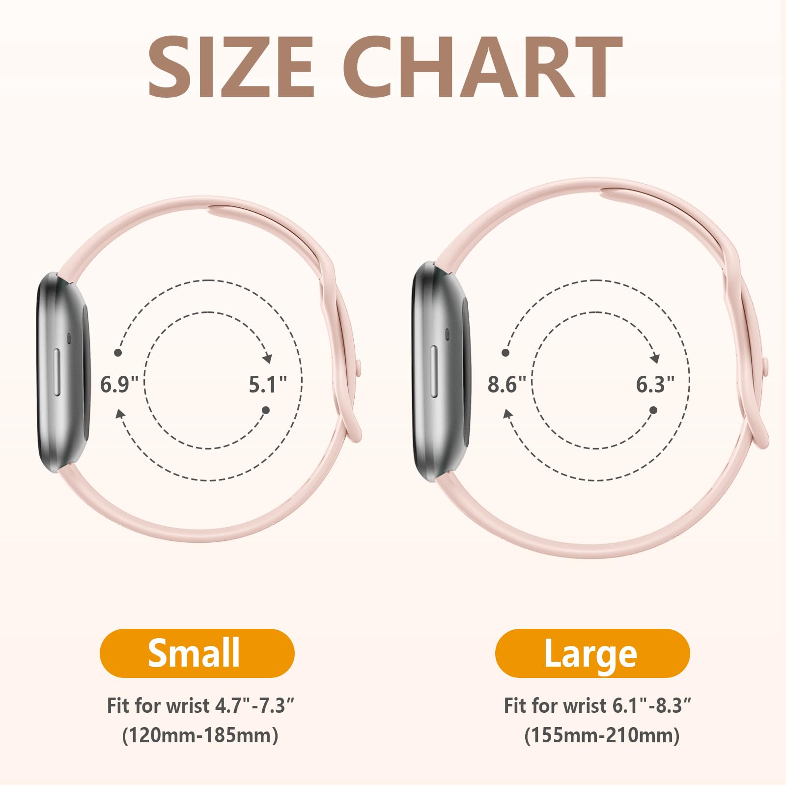 Oielai Paski słonecznikowe kompatybilne z Fitbit Versa 3/Fitbit Versa 4/Fitbit Sense/Fitbit Sense 2 paski damskie, miękki silikonowy pasek do Versa 3/Versa 4/Sense 2/Sense