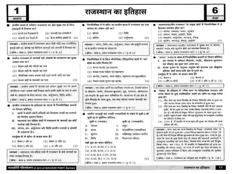 Image of Rajkirti Rajasthan Adhyayan Classes 6-12 Sampoorn Saar Sangrah New Edition 2026 By Ganpat singh Rajpurohit By Rajkiriti Publication