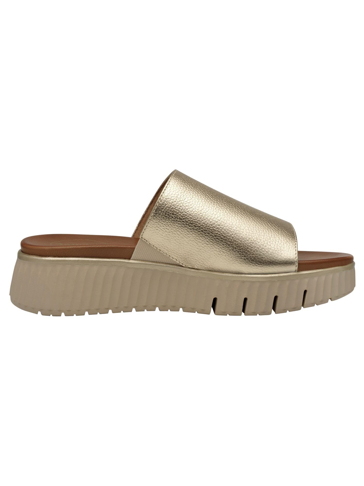 Tamaris Kobiety Tamaris Comfort Damen Pantolette Leder Wide FitSandał