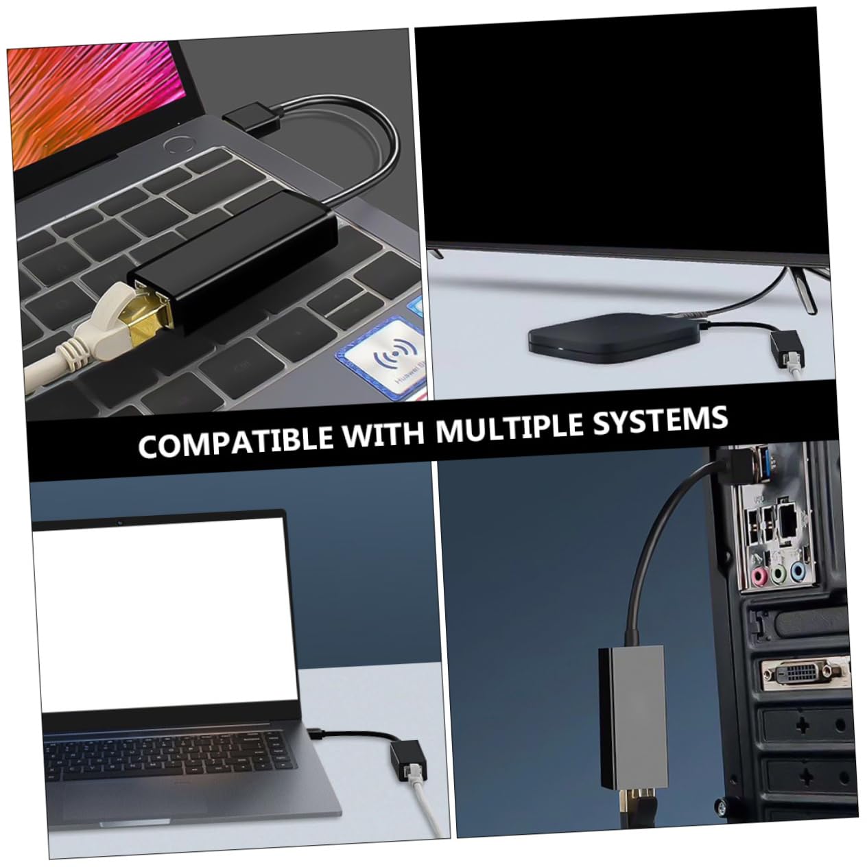 HEMOTON 3 Piezas Adaptador de Ethernet Adaptador ethernet USB Adaptador de Red USB ethernet convertidor de USB a LAN Adaptador USB Adaptador de Red Internet LAN Adaptador con Cable LAN