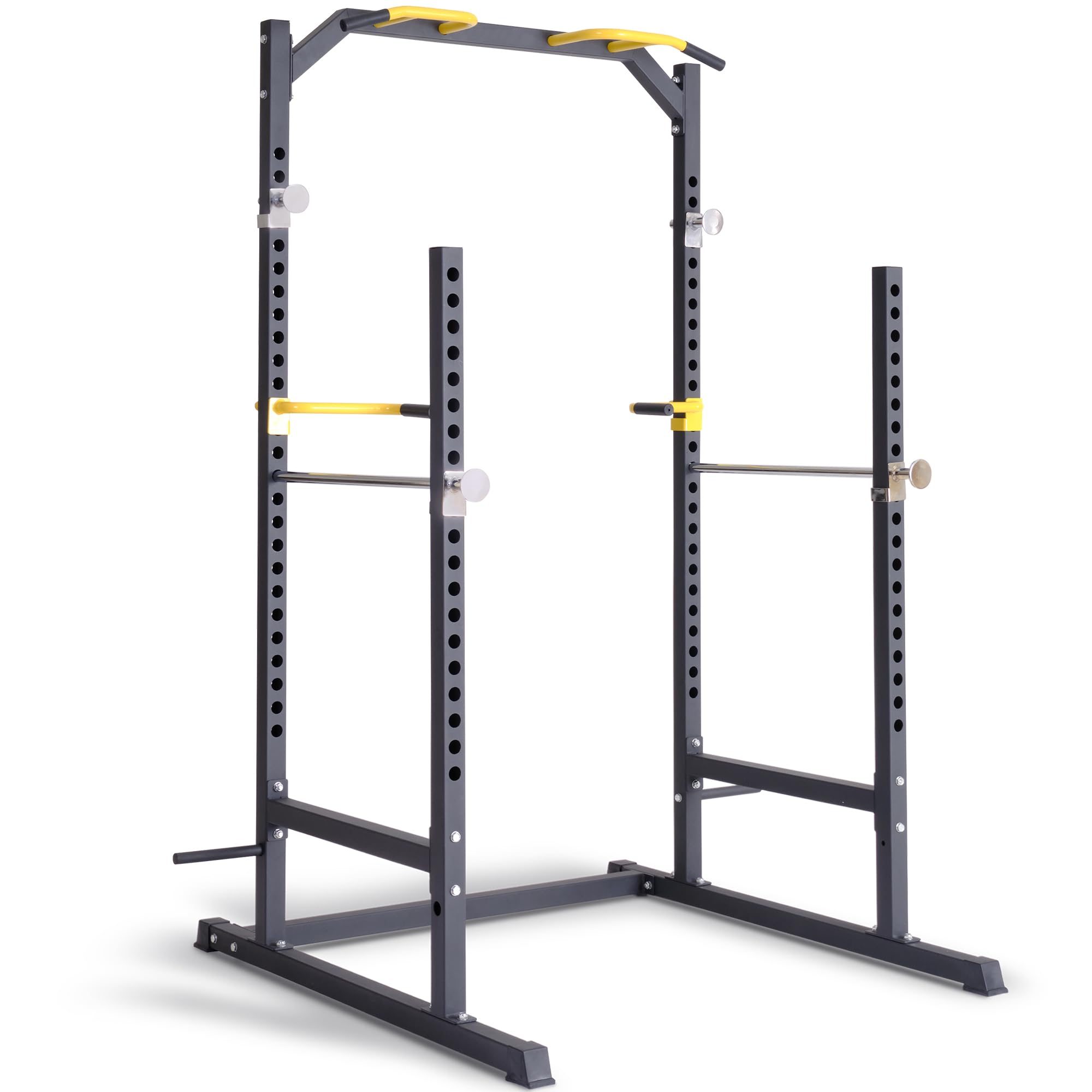 Ultrasport Multifunzione Power Rack, Basic Power Rack, Fitness Rack, per Un Allenamento Efficace di Tutto Il Corpo, Palestra Domestica, Solida Struttura in Acciaio, per Principianti e Professionisti