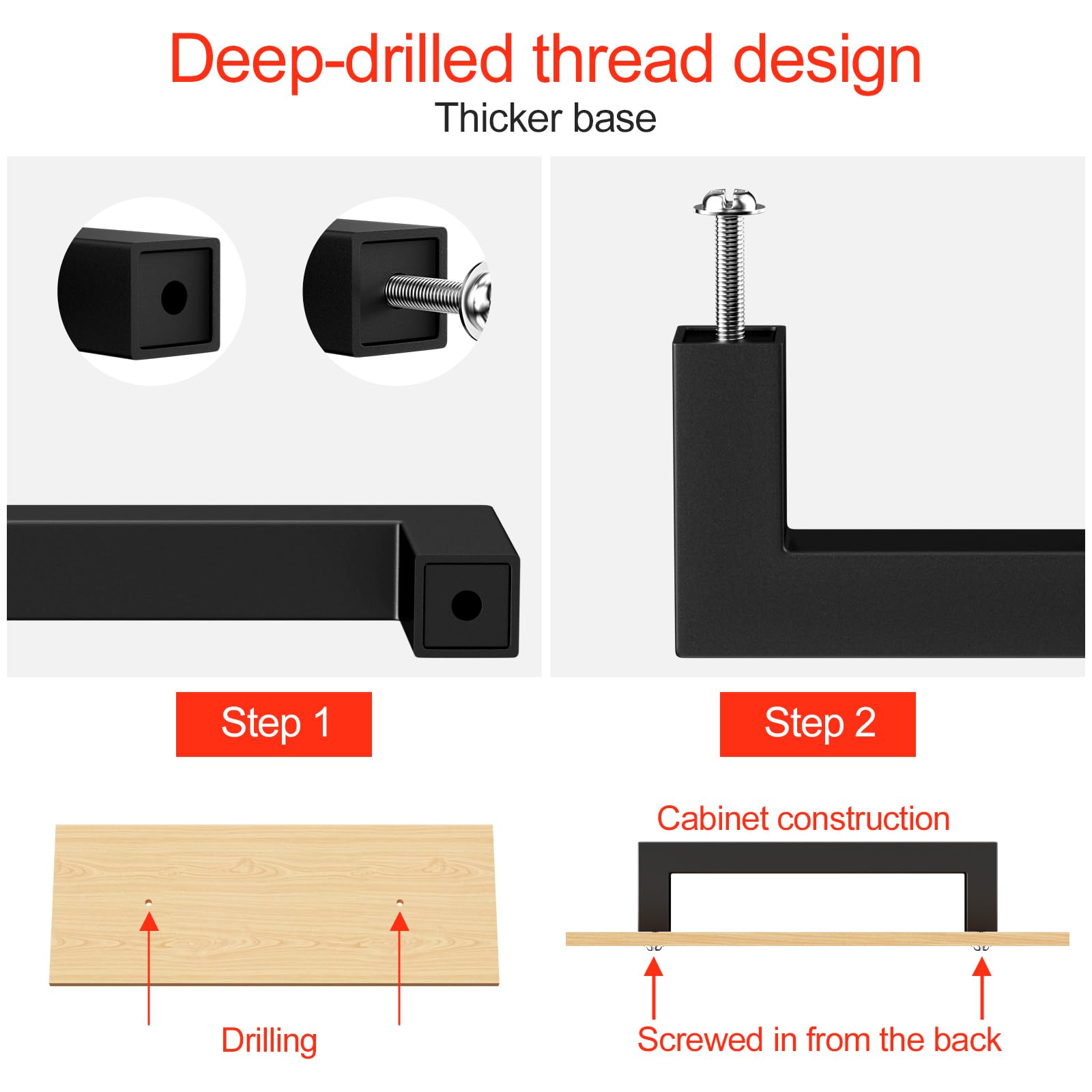 Mesybveo Lot De 5 Poignee De Meuble Cuisine Inoxydable