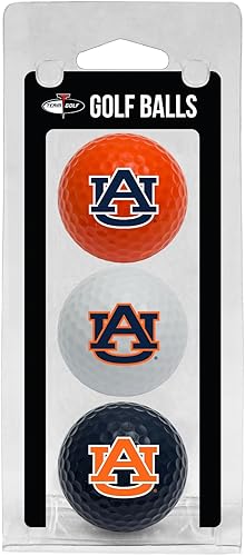 Vista 14 de Team Golf NCAA - Pelotas de golf de tamaño reglamentario, paquete de 3, impresión duradera del equipo a todo color varios colores del equipo.