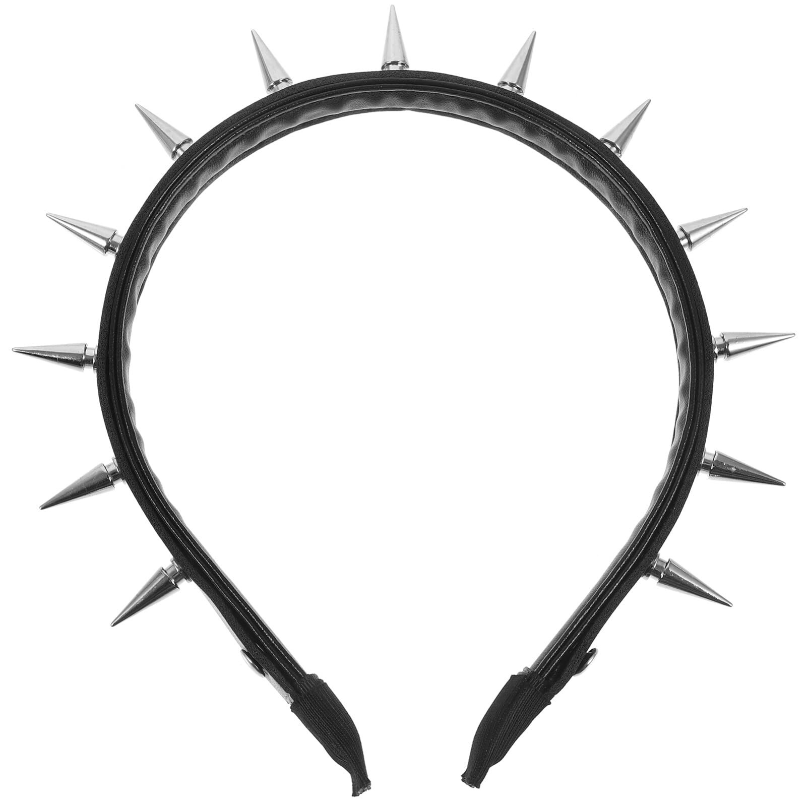 Black Studded Headband nwt Studded Headband Black Stars Leather Hairband Punk Bandana  main image 4