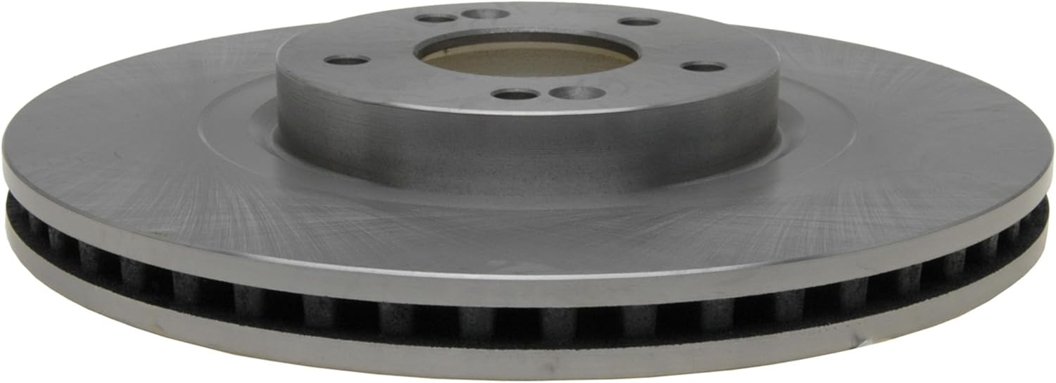 ACDelco Silver Front Brake Rotor 18A81010A | GM 19325460 Brake Rotors for Select Hyundai Santa Fe, Santa Fe Sport, XL, Kia Sorento, and more