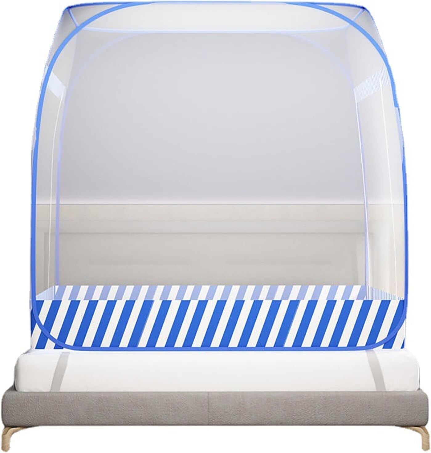 Moustiquaire pliable pop-up anti-moustique lit 1.2m sans percer