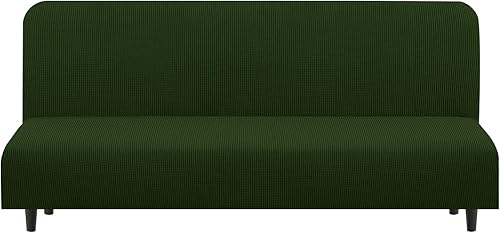 Miniatura 30 de U-NICE HOME Funda para sofá biplaza elástica, cubierta para sofá, funda para sillón, protector de muebles para sofá con 2 cojines, funda para sofá