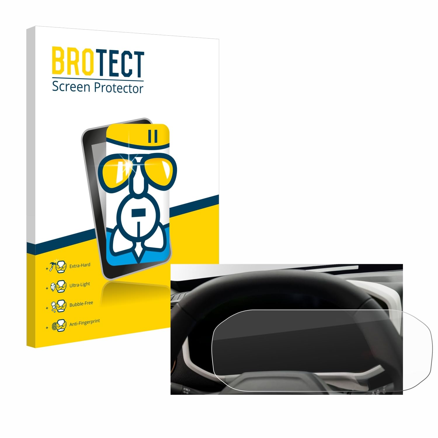 BROTECT Protector Pantalla Anti-Reflejos Para Dacia Duster 2