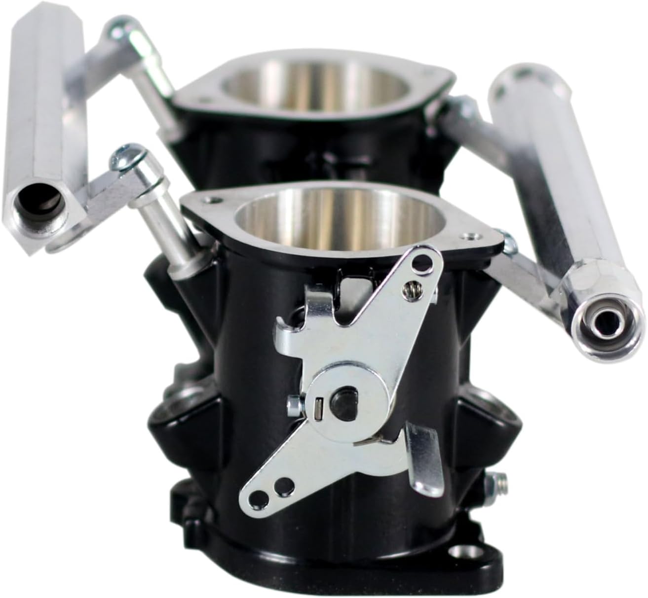 New 52MM 52IDA TBS Injection kit 52 IDA THROTTLE Body FOR Weber & Dellorto Jenvey PRO-SERIES 2 Fuel Rail KIT TPS Horns