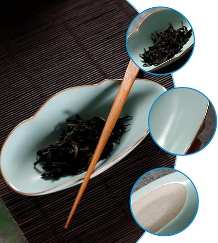 Miniatura 8 de NUOBESTY 1 Unidades Chino Gongfu Accesorios de Té de Bambú Herramientas de Té Cuchara Ceremonial Utensilio de Té Cha Dao Accesorios de Té