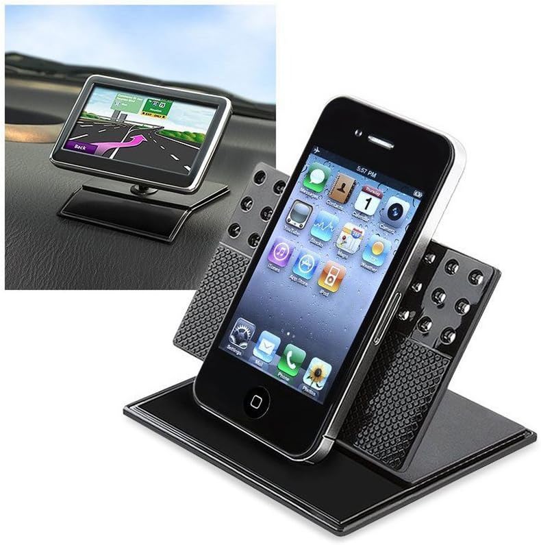 Simply Silver Sticky Dashboard Car Mount Holder For Apple New iphone 7 5 5G 5th 4