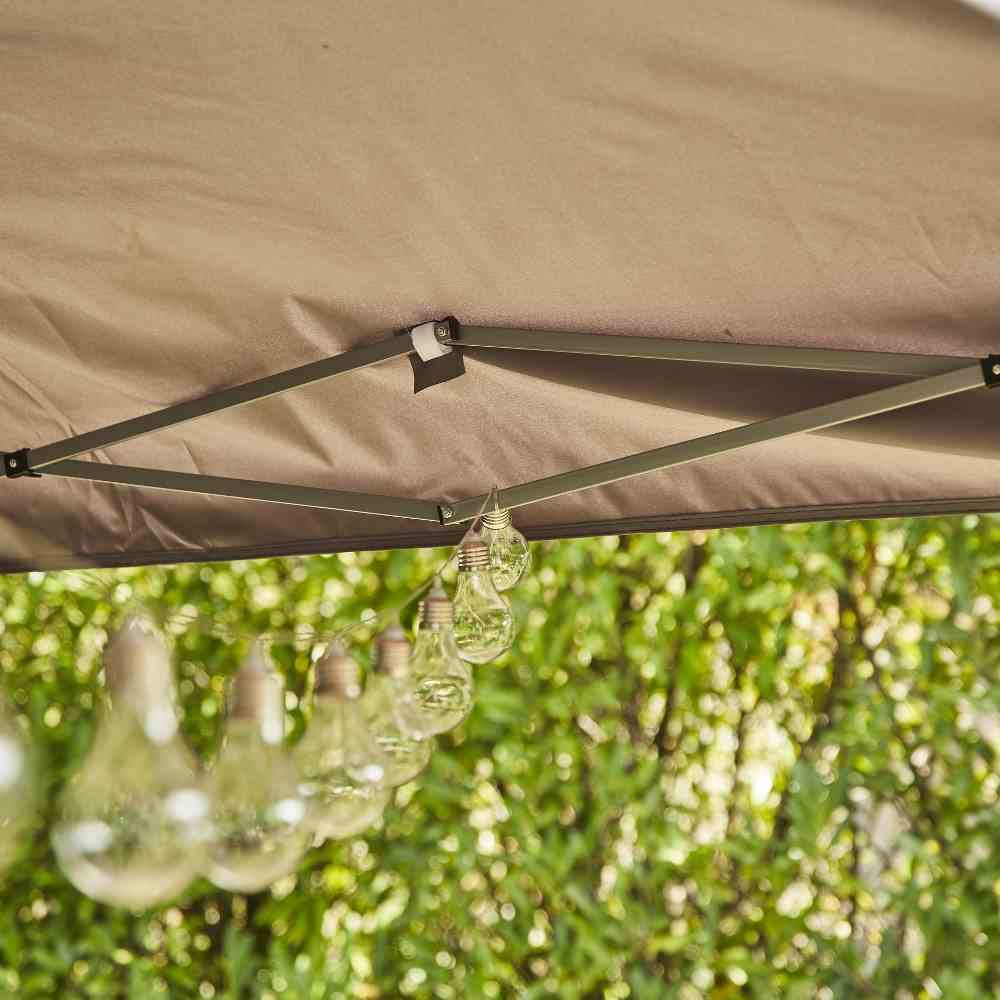 Siena Garden Starter Pavillon 300x300 cm Taupe