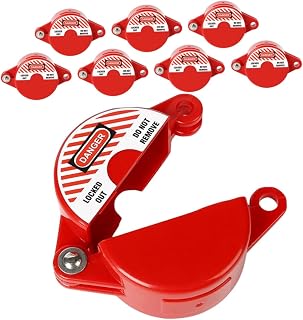 ULTECHNOVO 8 Cerraduras De Válvula Ajustables Para Exteriores Color Rojo