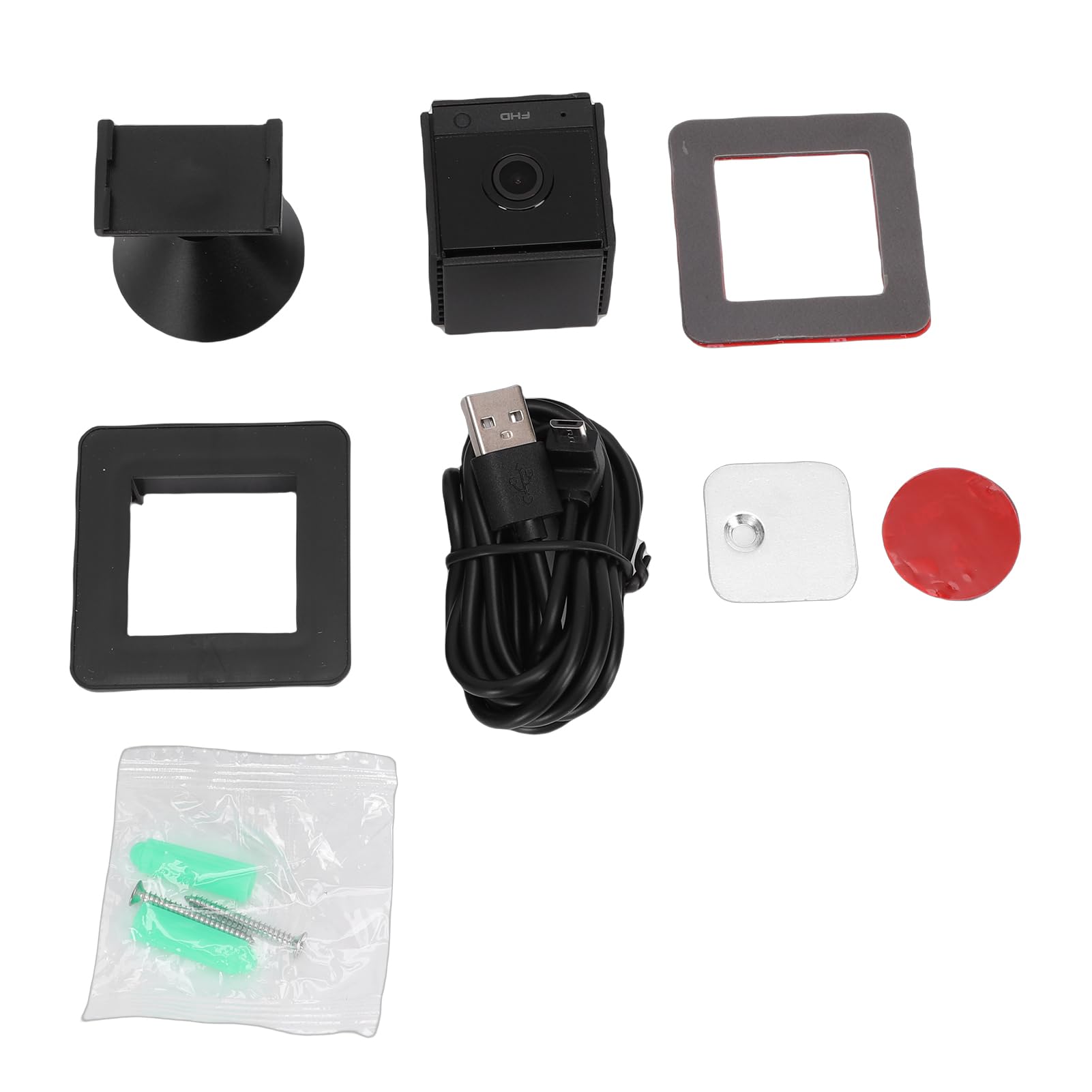Sxhlseller Cámara para Pecera Monitor WiFi 2K HD, Lente Antideslumbrante Gran Angular de 140°, Detección de Movimiento AI, Conversación Bidireccional, Visión Nocturna para Terrario de