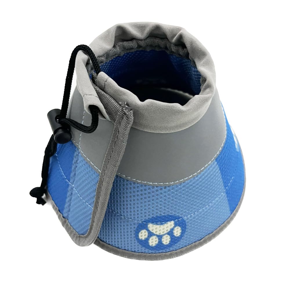 Collar de Gato, cónico Suave,Cono de Cuello Suave después de cirugía y Lesiones, Collar de protección para Mascotas, Collares cónicos para Gatos pequeños y Grandes (Azul,M)