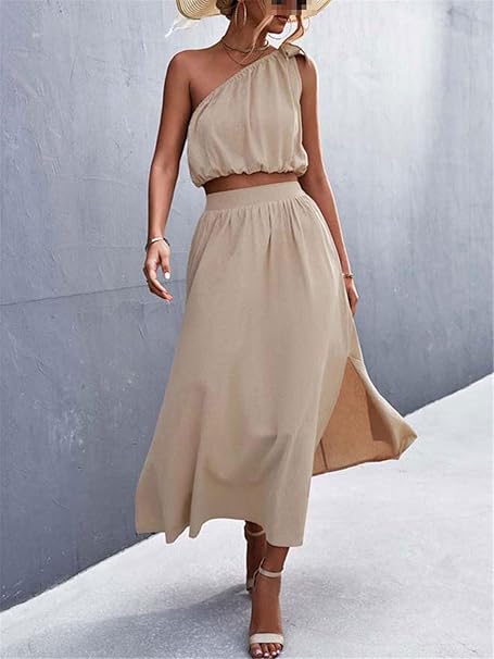 2-delig set met top en rok Jasmin zwart