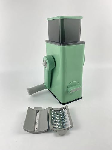 Miniatura 7 de ICYANG - Ralladores de queso multifuncionales, funciona a mano, cortador de verduras, triturador de cocina para el hogar, triturador de rebanadas,