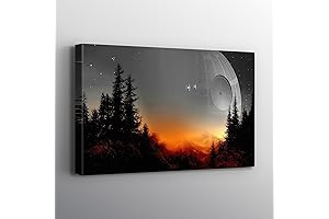 Star Wars Death Star Canvas Print, Poster, Wall Art Picture