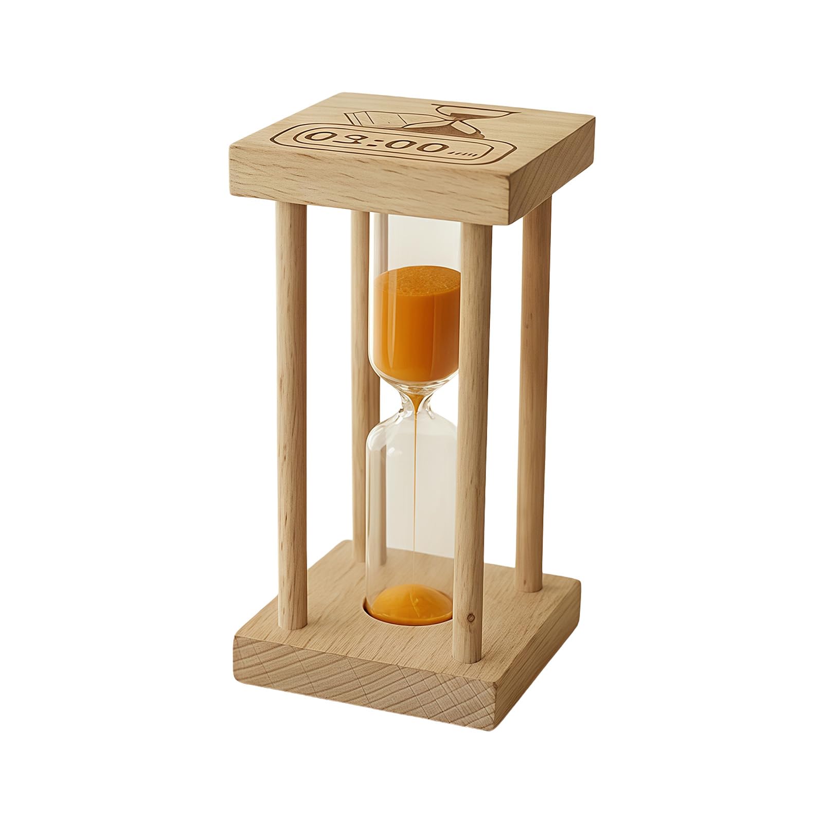 our fave Wooden Sandglasses with Soft Glowing Technology to Track Time in Low Light Wooden Nightlight Timbers