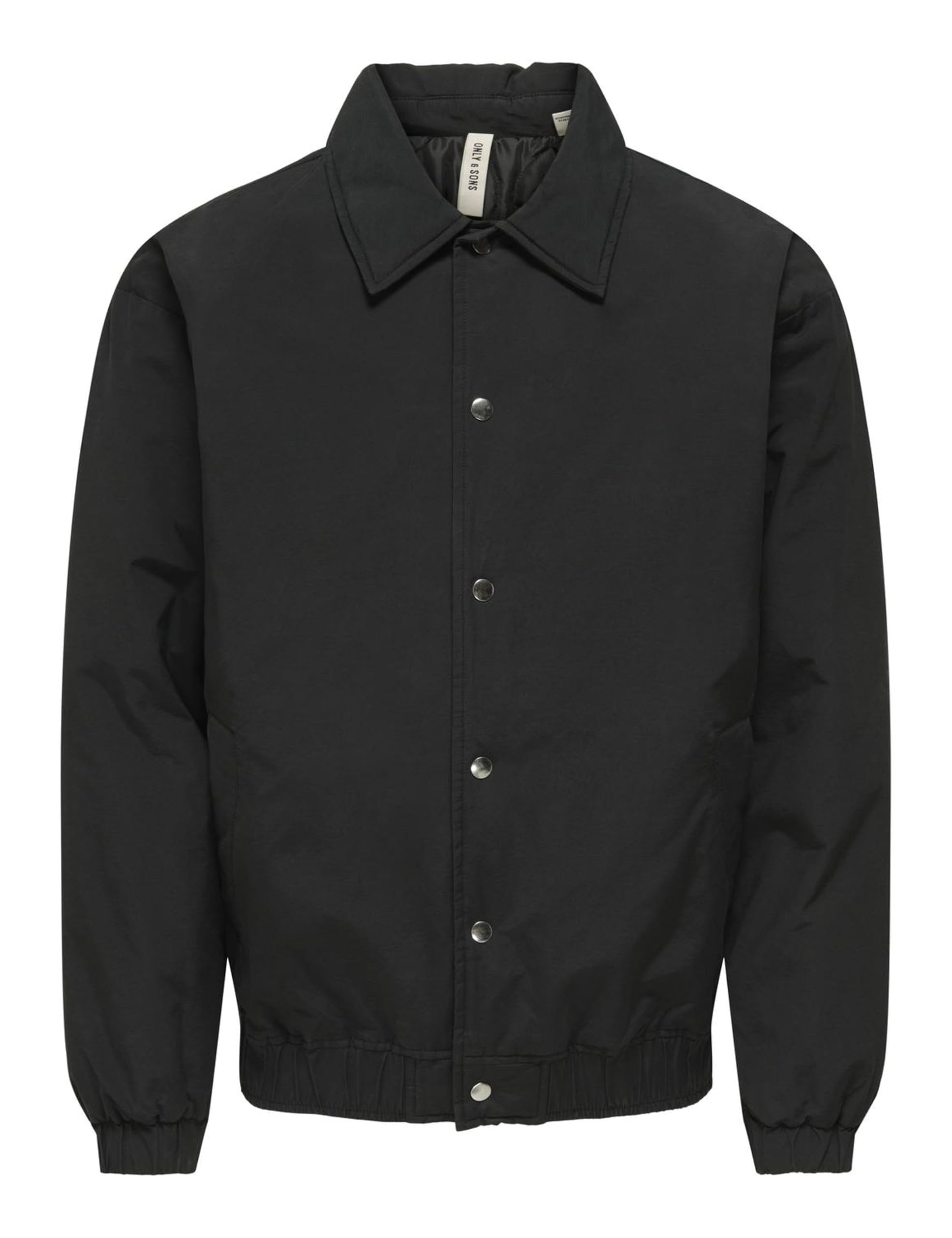 ONLY & SONS Onsbratt Life T2T Padded Coach - Chaqueta para Hombre, Color Negro, Talla L, Negro, L