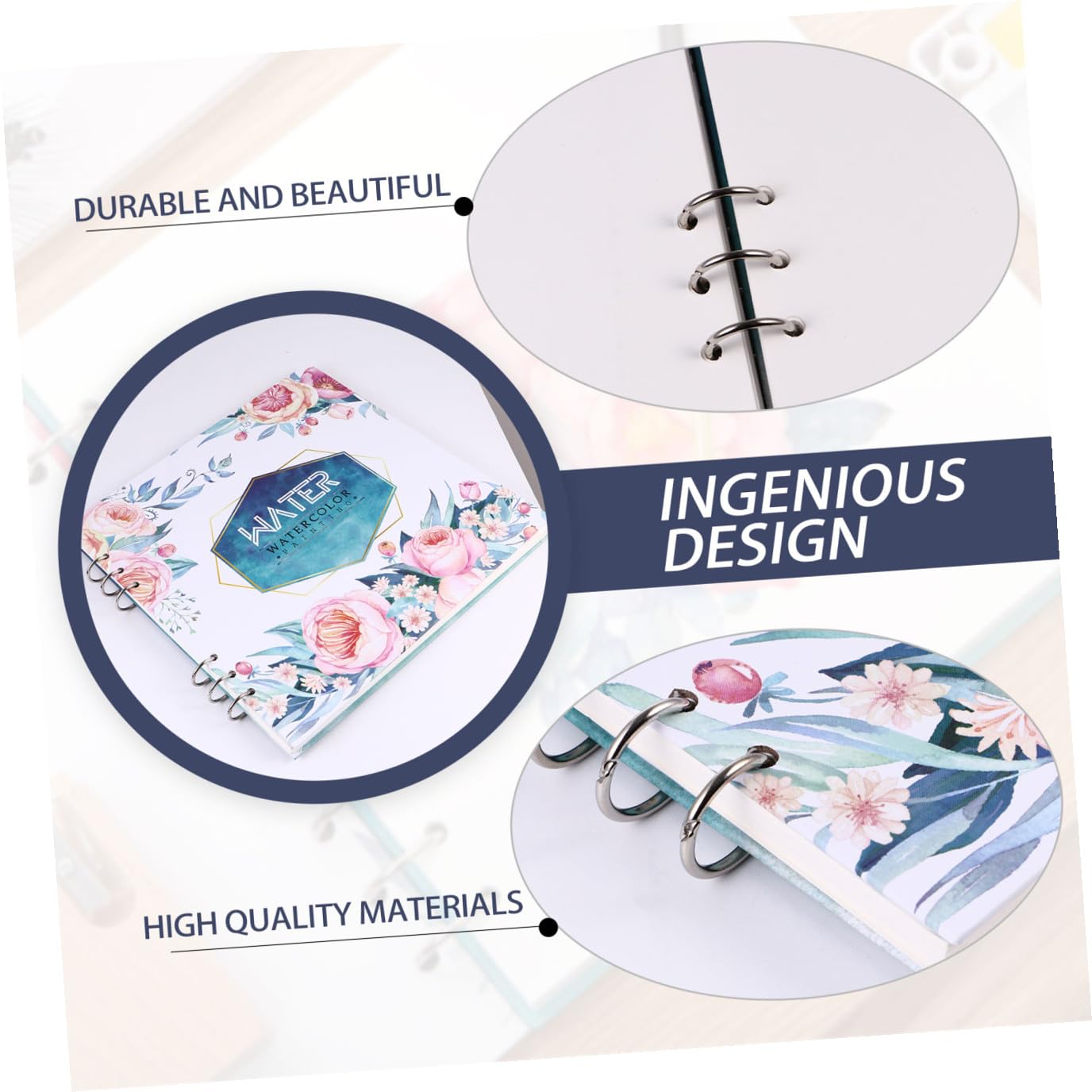 Anneome Spiral Notizbuch Für Künstler Und Zeichner Doppelseitig Mit Perforation Zum Heraustrennen Flach Aufklappbar Für Skizzen Und Aquarellmalerei Robuster Einband Als Zeichenbrett