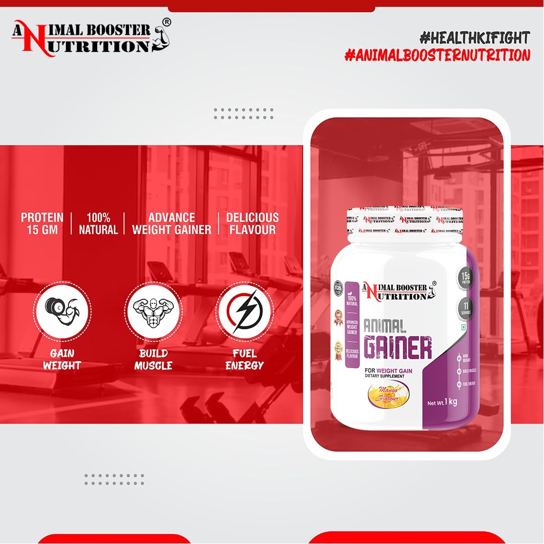 Buy Now Animal Booster Nutrition Weight Gainer| 15Gm Of Protein In 4 Buy Now Animal Booster Nutrition Weight Gainer| 15Gm Of Protein In