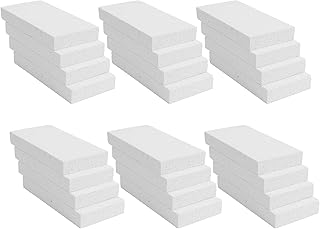 Fire Brick for Wood Stove Insulating Fire Bricks for Forge(Pack of 24) 2800F Rated FireBrick Fireplace Brick Clay Firebricks Replacement for Grill Metal Forges Fire Pit Kiln (9"x4.5"x1.25")