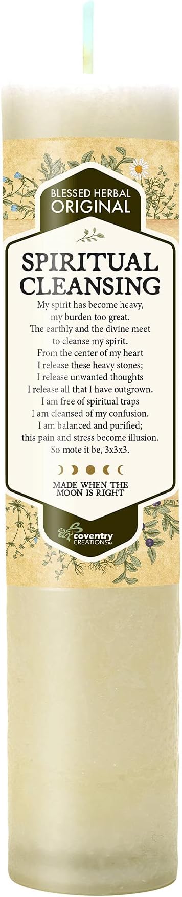 Blessed Herbal Candle Spiritual Cleansing